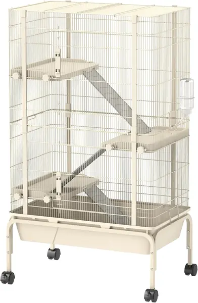 Freigehege Kleintiergehege mit 3 Rampen 69 x 44 x 120 cm…