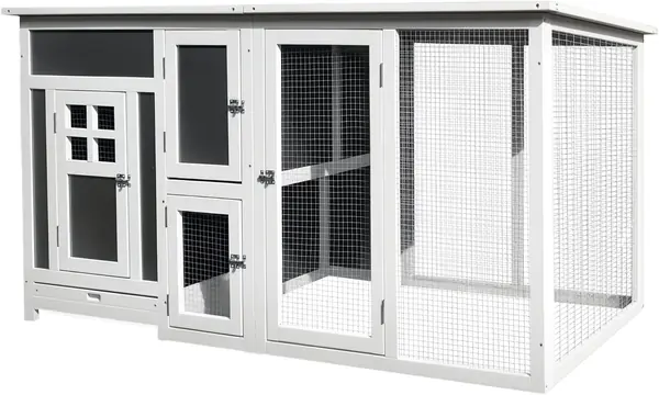 Hühnerstall Hühnerhaus 160 x 75 x 80 cm für 1-2 Hühner…