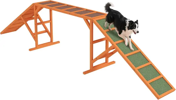Hunde Agility Steg Sicherheitsstange bis 40 kg…