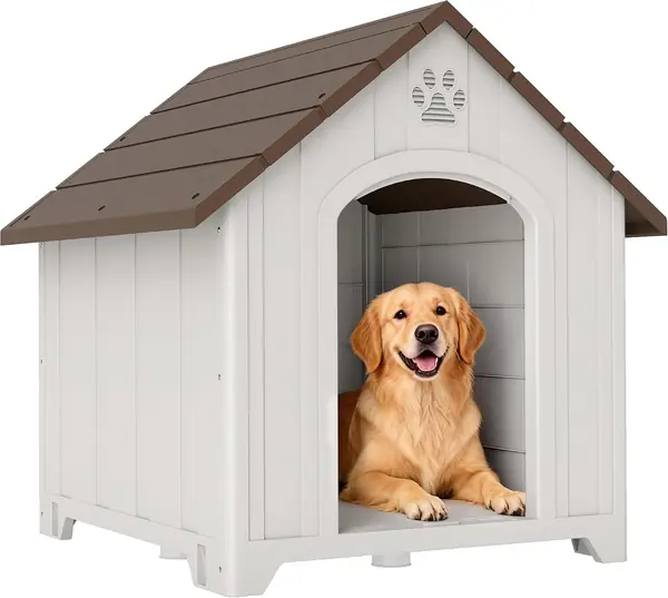 Hundehütte für draußen aus wasserdichtem, belüftetem…