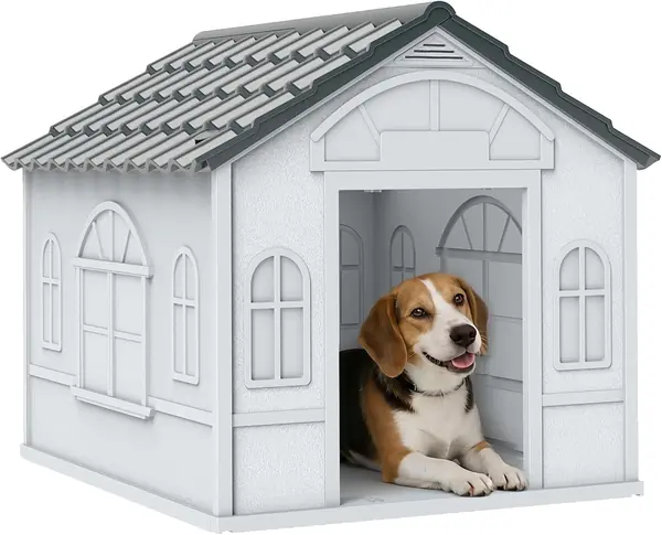 Hundehütte Satteldach für Hunde unter 20 kg 65 x 75,7 x…