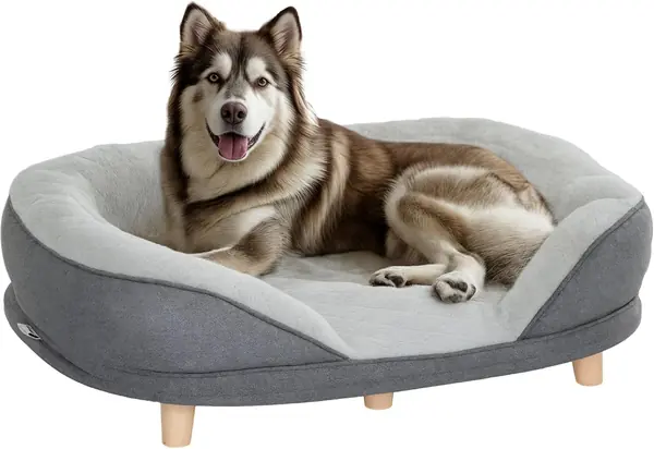Hundesofa Hundecouch Waschbarer Bezug 90cm x 78cm x 25cm…
