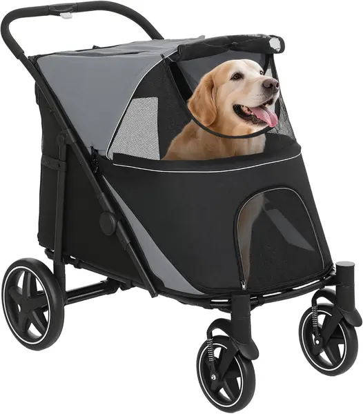 Hundewagen, Hundebuggy mit Kissen, Faltbarer…