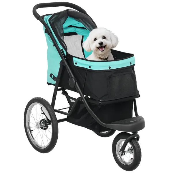 Hundewagen Jogger Hundebuggy klappbar für kleine Hunde &…