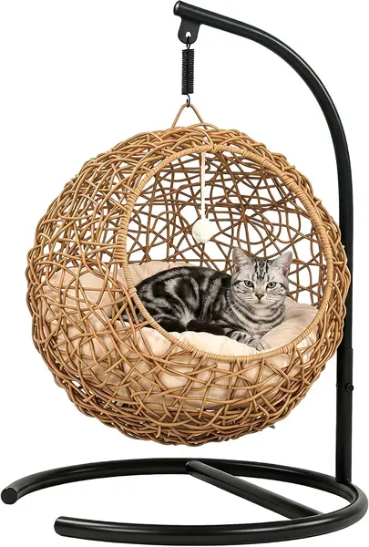 Katzenschaukel für Katzen mit Gestell 45 x 41 x 75 cm…