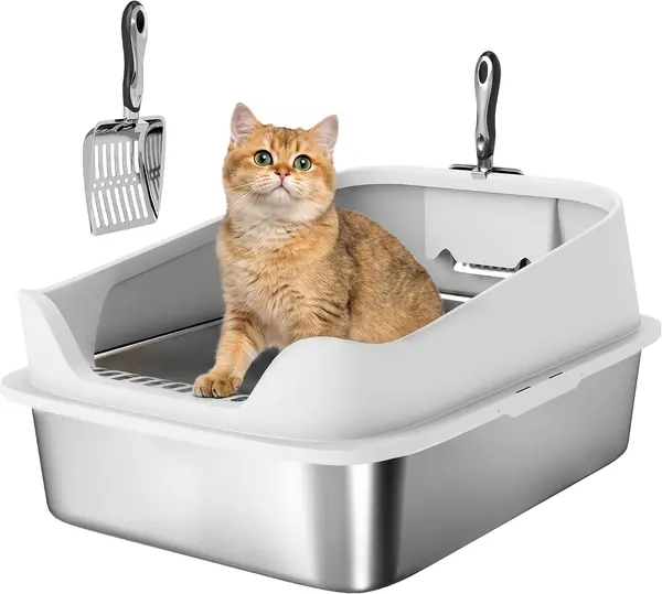 Katzentoilette XXL für Große Katzen 60,2 x 40,2 x 29,7 cm…