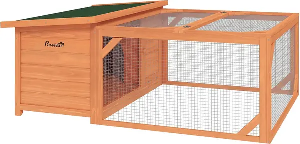 Kleintierstall mit öffenbarem Asphaltdach 125,5 x 100 x…